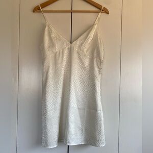 NWT Forever 21 White Textured Mini Dress